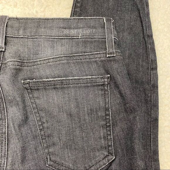 Current/Elliott Soho Stiletto Skinny Zipper Jeans in Caliber Destroy 26 - Picture 7 of 7